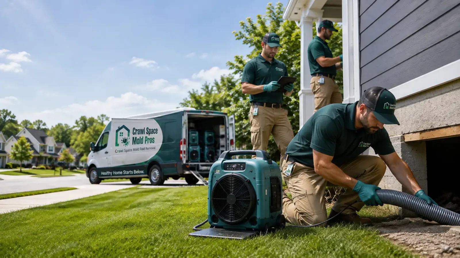 Crawl Space Mold Removal in Keasbey, NJ